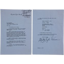 An Elizabeth Taylor Signed Form Letter, 1978.... (Total: 1  )