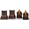 Image 1 : Two Pairs of Bookends, 1970s.... (Total: 2 Items)