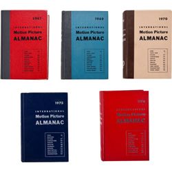 Five "International Motion Picture Almanacs."... (Total: 5 Items)