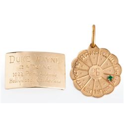 Two 14K Gold Pieces, 1950s.... (Total: 2  )