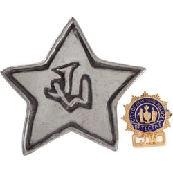 Two Monogrammed Badges, 1960s.... (Total: 2  )