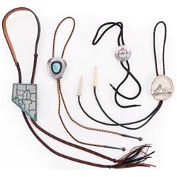 Four Bolo Ties, 1960s-1970s.... (Total: 4  )
