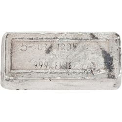 A 5-Ounce Sterling Silver Bar, 1974.... (Total: 1  )