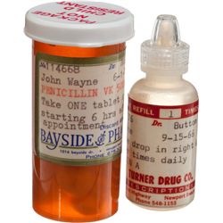 Two Prescription Bottles, 1966, 1978.... (Total: 1  )