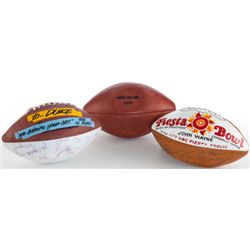 A Collection of Personalized and Autographed Footballs, 1960s-1970s.... (Total: 9  )