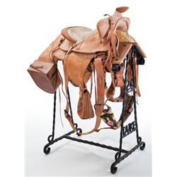 A Child's Western Saddle, 1960s.... (Total: 1  )