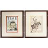 Image 1 : Two Framed Time Magazine Covers, 1950s-1960s.... (Total: 2 Items)