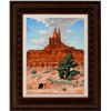 Image 1 : Two 'Monument Valley' Oil Paintings, 1970s.... (Total: 2  )