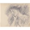 Image 1 : John Butler Yeats RHA (1839-1922) - LADY DOZING