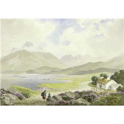 Joseph William Carey RUA (1859-1937) - THE KILLERY [SIC] ENTRANCE, CONNEMARA, 1932
