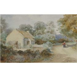 Joseph William Carey RUA (1859-1937) - A DERRY COTTAGE, 1922