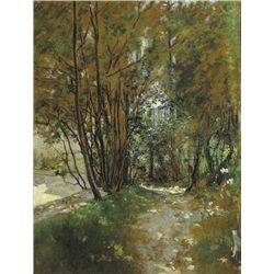 William John Hennessy NA ROI (1839-1917) - GARDEN PATH