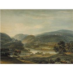 Thomas Sautelle Roberts RHA (1760-1826) - THE MEETING OF THE WATERS COUNTY WICKLOW, 1802
