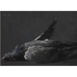 Hans Iten RHA (1874-1930) - STUDY OF A DEAD GAME BIRD