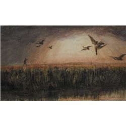 Andrew Nicholl RHA (1804-1886) - DUCK SHOOTING