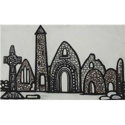 Markey Robinson (1918-1999) - MONASTERY RUIN [GREY ABBEY, COUNTY DOWN]