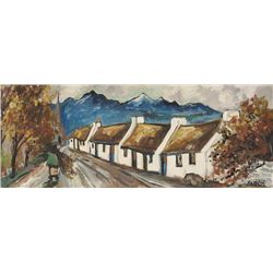 Markey Robinson (1918-1999) - RETURNING HOME WITH FIREWOOD