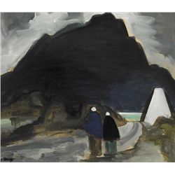 Markey Robinson (1918-1999) - IN THE SHADOW OF THE MOUNTAIN