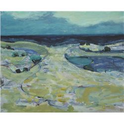 Clement McAleer ARUA (b.1949) - DUNES, MAYO COAST