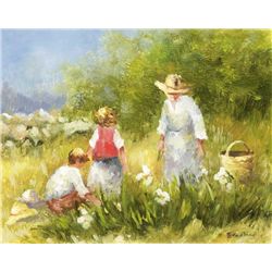 Elizabeth Brophy (b.1952) - IN THE GARDEN