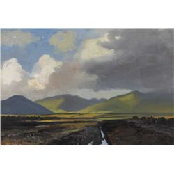 John Skelton (1923-2009) - PASSING SHOWERS NEAR PORTMAGEE, COUNTY KERRY, AUGUST 1973
