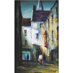 Kenneth Webb RWA FRSA RUA (b.1927) - BUTTERMILK LANE, GALWAY