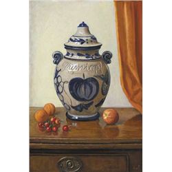 Hilda van Stockum HRHA (1908-2006) - RUMTOPF (FRUIT PUNCH JAR) 1991
