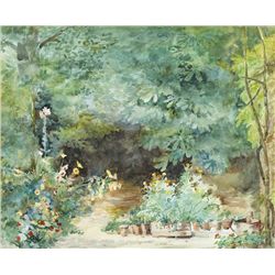 Elizabeth ("Lolly") Corbet Yeats (1868-1940) - THE GARDEN AT BEDFORD SQUARE