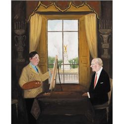 John Schwatschke (b.1943) - PORTRAIT OF THE DUKE OF EDINBURGH