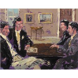 Ivan Sutton (b.1944) - LEGAL TEAM MEETING CLIENTS