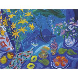 Nicholas Hely Hutchinson (b.1955) - NIGHT WINDOW, CRETE