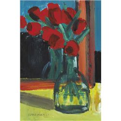 Brian Ballard RUA (b.1943) - ROSES ON YELLOW, 2011