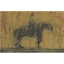 Ross Wilson ARUA (b.1957) - AUTUMN RIDER, PORTMOON