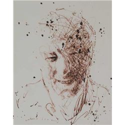 Ross Wilson ARUA (b.1957) - STUDY OF SEAMUS HEANEY, HARVARD, 1994