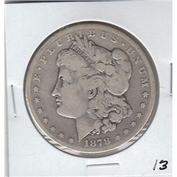 1878 CC CARSON CITY $1 MORGAN SILVER DOLLAR