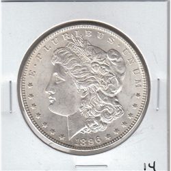 1896 $1 MORGAN BLAZING UNCIRCULATED