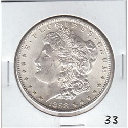 1898-O UNCIRCULATED $1 MORGAN SUPER LUSTER