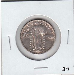 1926 STANDING LIBERTY QUARTER SPECTACULAR TONING