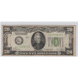 $20 REDEEMABLE IN GOLD FRN 1928