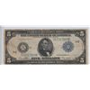 Image 1 : $5 1914 FEDERAL RESERVE NOTE LARGE CURRENCY