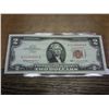 Image 1 : 1963 $2 US NOTE RED SEAL (GEM CU)