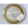 Image 2 : HARD ROCK CASINO $10 SILVER TOKEN (UNC)