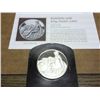 Image 2 : 2 OZ STERLING SILVER REMBRANDT MEDAL PROOF