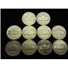 Image 2 : 10 ASSORTED 35% SILVER JEFFERSON WAR NICKELS