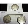 Image 1 : 1906-D,08-O & 09 BARBER QUARTERS