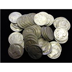 ROLL OF 40-1930'S BUFFALO NICKELS