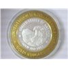 Image 1 : GOLDEN NUGGET CASINO $10 SILVER TOKEN (UNC)