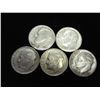 Image 1 : 5 ASSORTED SILVER ROOSEVELT DIMES