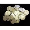 Image 1 : ROLL OF 40 NO DATE BUFFALO NICKELS
