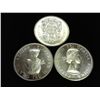 Image 2 : 3-1964 CANADA SILVER 50 CENTS (UNC)